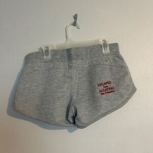 Gray Alcatraz San Francisco Shorts